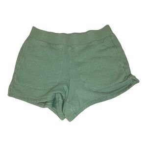 Madewell green comfy lounge shorts size small EUC